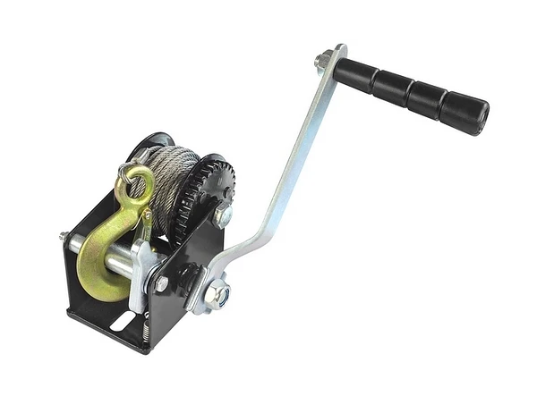 Manufacturer 600lbs trailer marine boat powder coated capstan winch with cable with CE