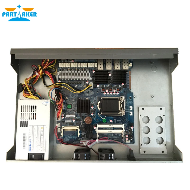 
1U Hardware Firewall Network with 4* 1000M 82574L Gigabit LAN 4* SPF Core i3 4130 3.4Ghz Mikrotik ROS Barebone 