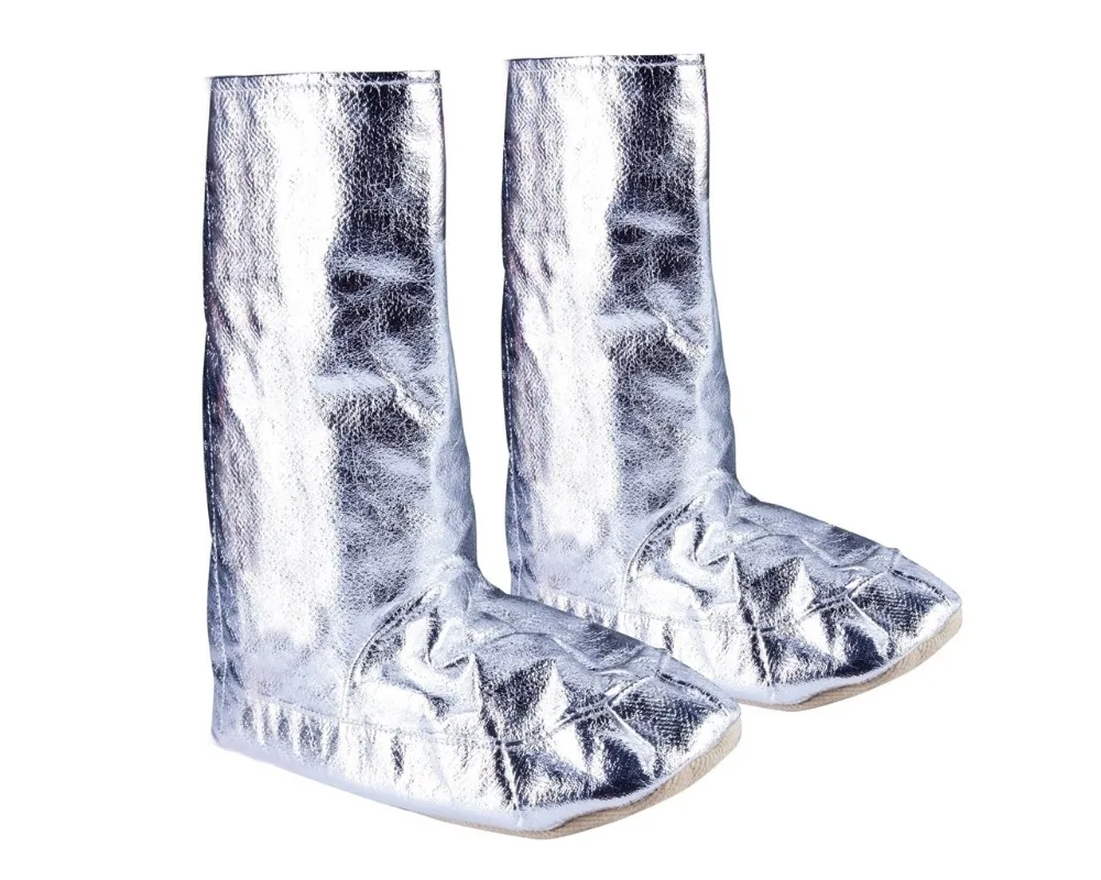 High Temperature Fire Retardant Aluminum Film Coated Aramid Fabric Heat Radiation aluminized fabric For Welding Clothing