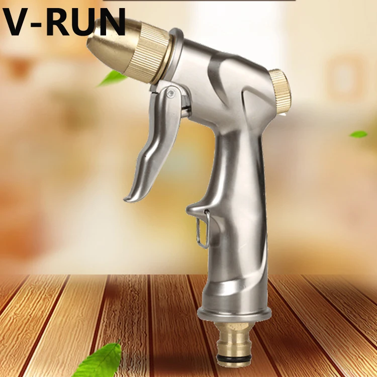 
High quality metal Zinc brass jet spray garden hose nozzles,high pressure pipe cleaning spray nozzle for washing car 