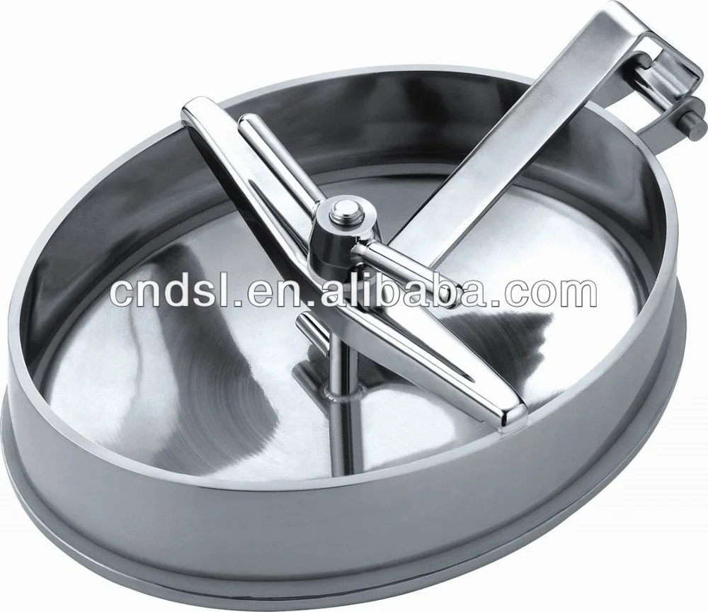 304 and 316 stainless steel oval manhole cover