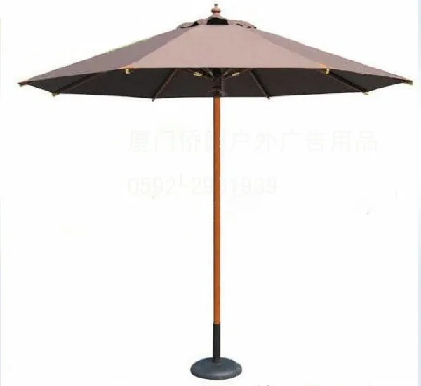 fashionable and hotsale custom wooden handle big umbrella