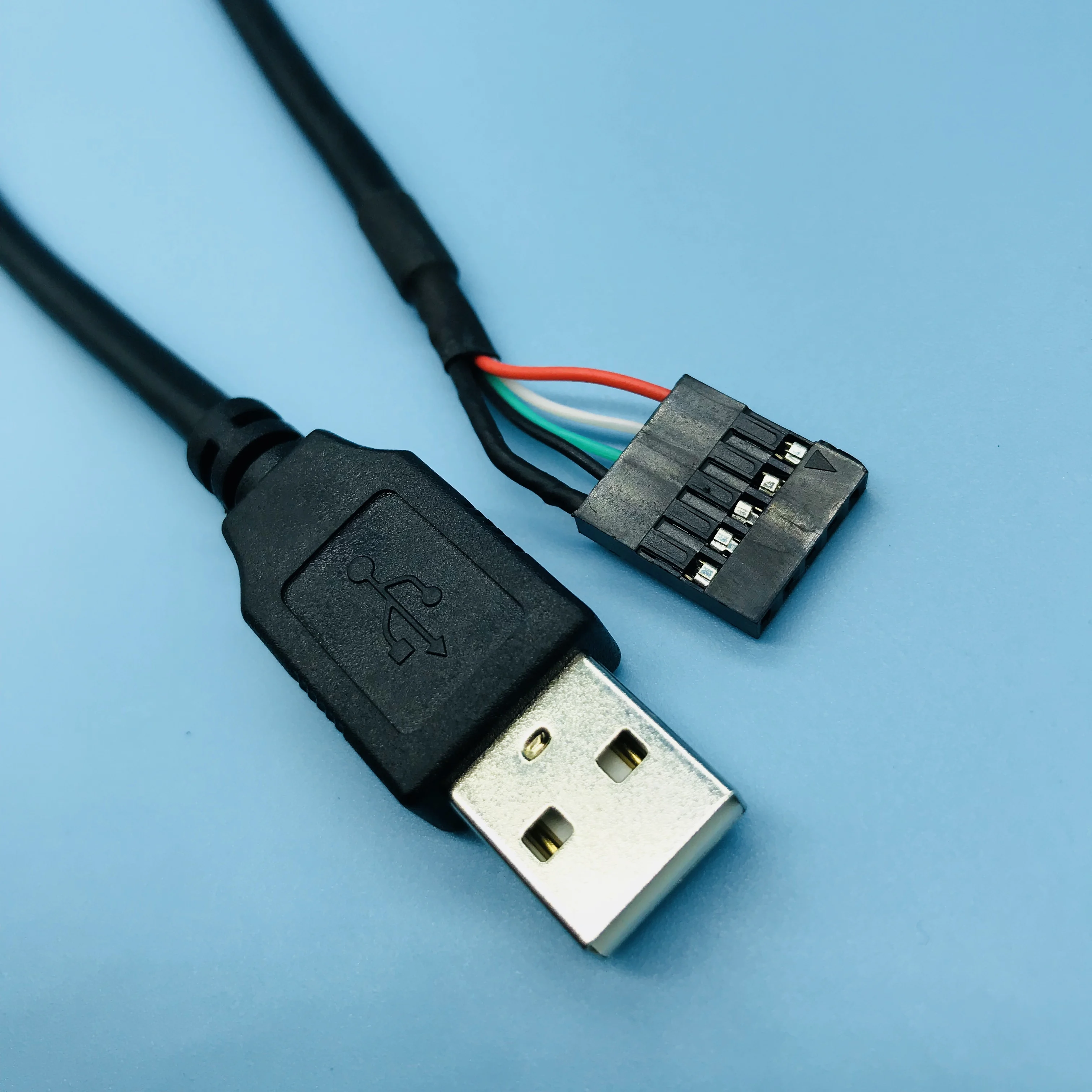 usb2.0 male cable to dupont 4-pin 5pin 2.0mm 2.54mm connector
