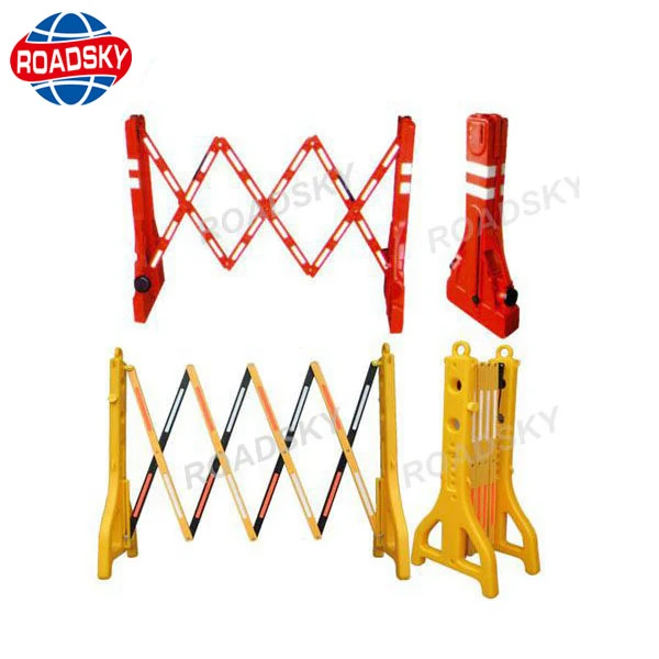Outdoor Retractable Stand Road Safety Products Traffic Portable Folding Expandable Barrier