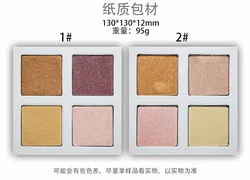 Wholesale custom logo private label makeup powder highlighter waterproof highlighter custom highlighter palette