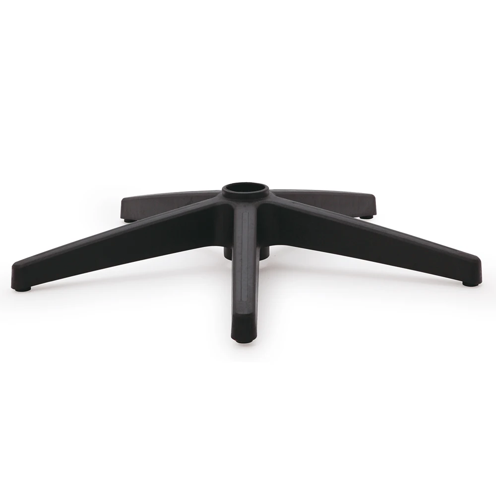 
Swivel plate rocker tilt pneumatic revolving plastic nylon chair base 