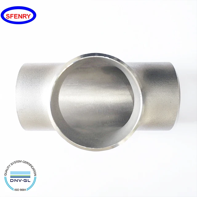 Sfenry ASME B16.9 Stainless Steel SCH80 SCH120 SCH160 8 Inch 10 Inch 12 Inch 14 Inch 16 Inch Equal Tee Price