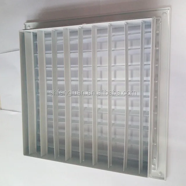 factory direct aluminum alloy air diffuser double diffuser grille in hvac system