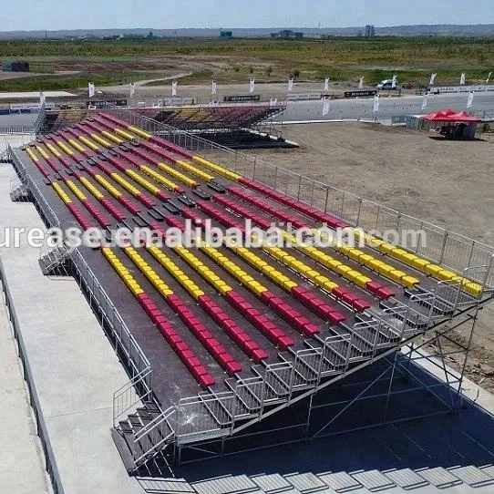 Event bleachers seating temporary grandstand