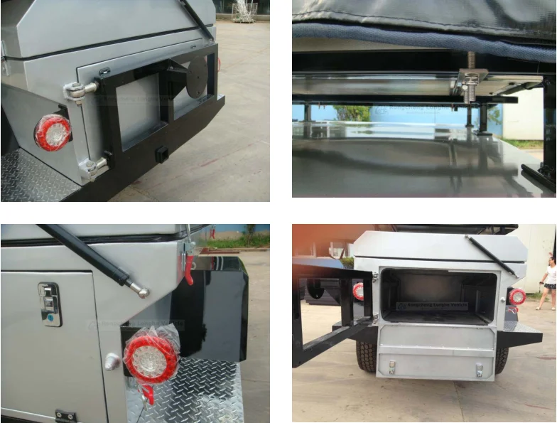 High Quality Travel Motorcycle Camper Trailer