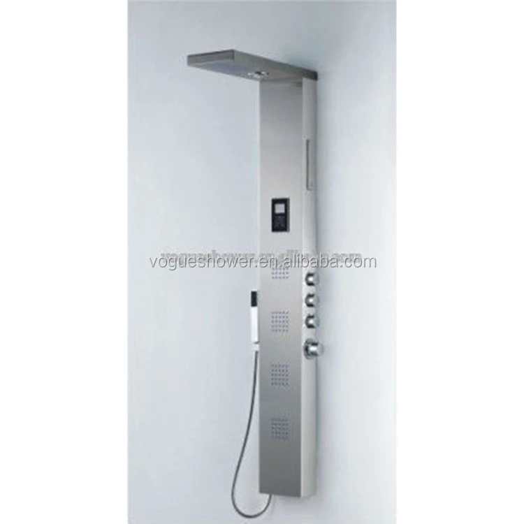Автоматизированная нержавеющая сталь Душ панель с радио и светодиодные фонари S9408