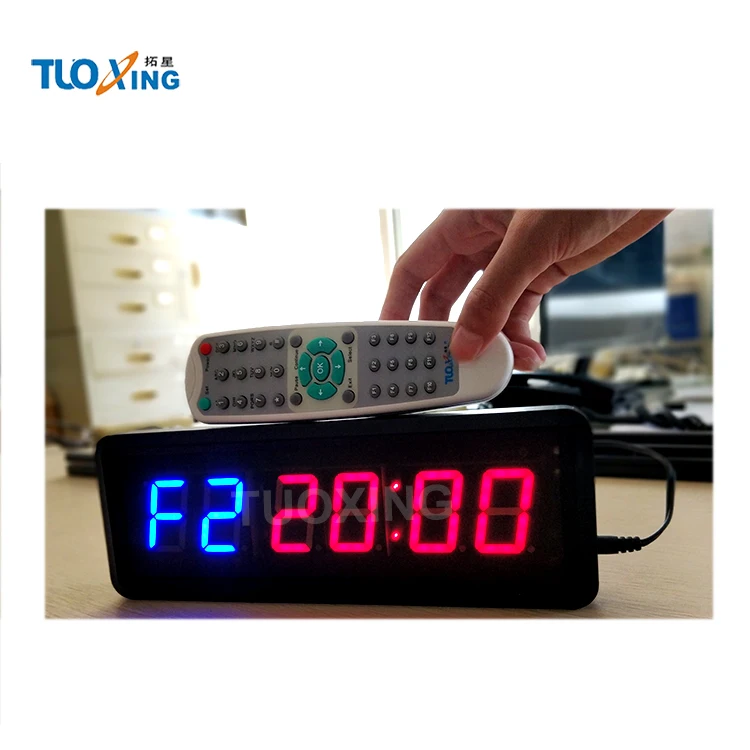 6 digit 1.5 inch LED timer gym stopwatch timer fitness timer