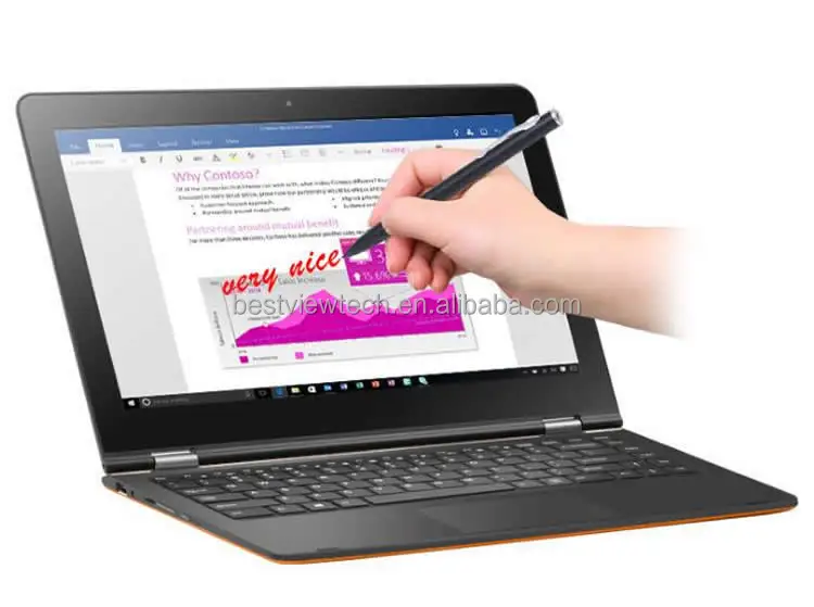 Ноутбук с 11 6 дюймовым сенсорным экраном и вращением на 360