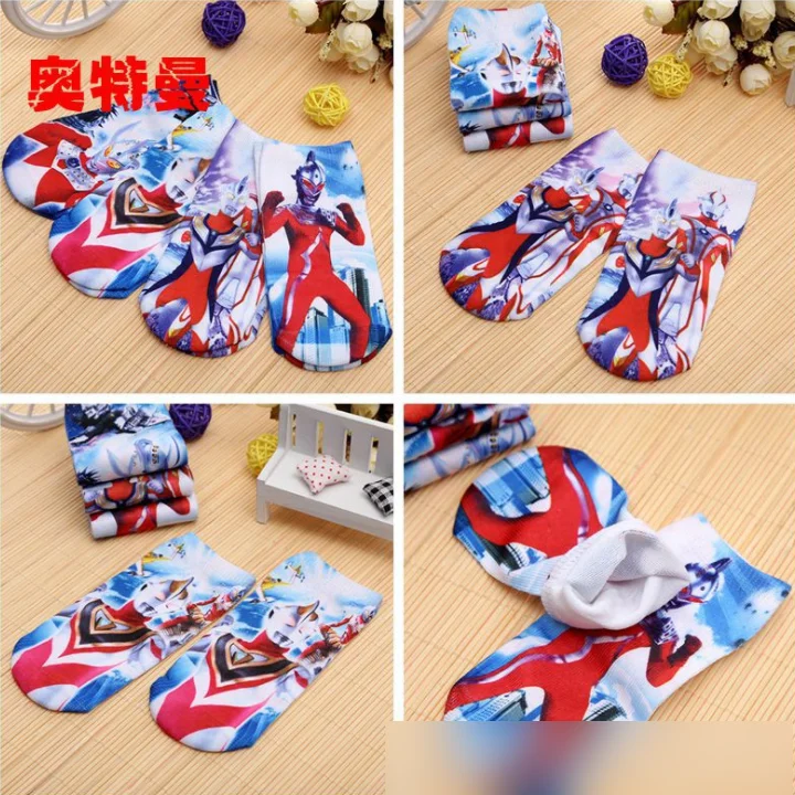 12 pairs/lot Spring Summer thin boys girls socks kids cotton mesh boat socks cartoon breathable toddler children ankle sock