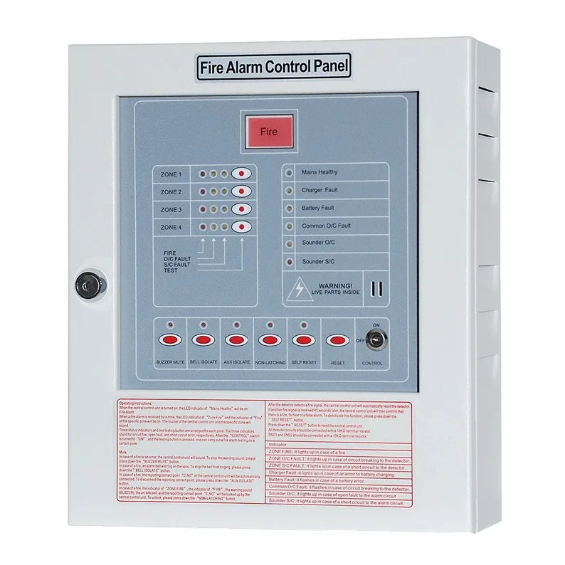 Simple Safe Home Firefighting Equipment Alarm System Control Panel