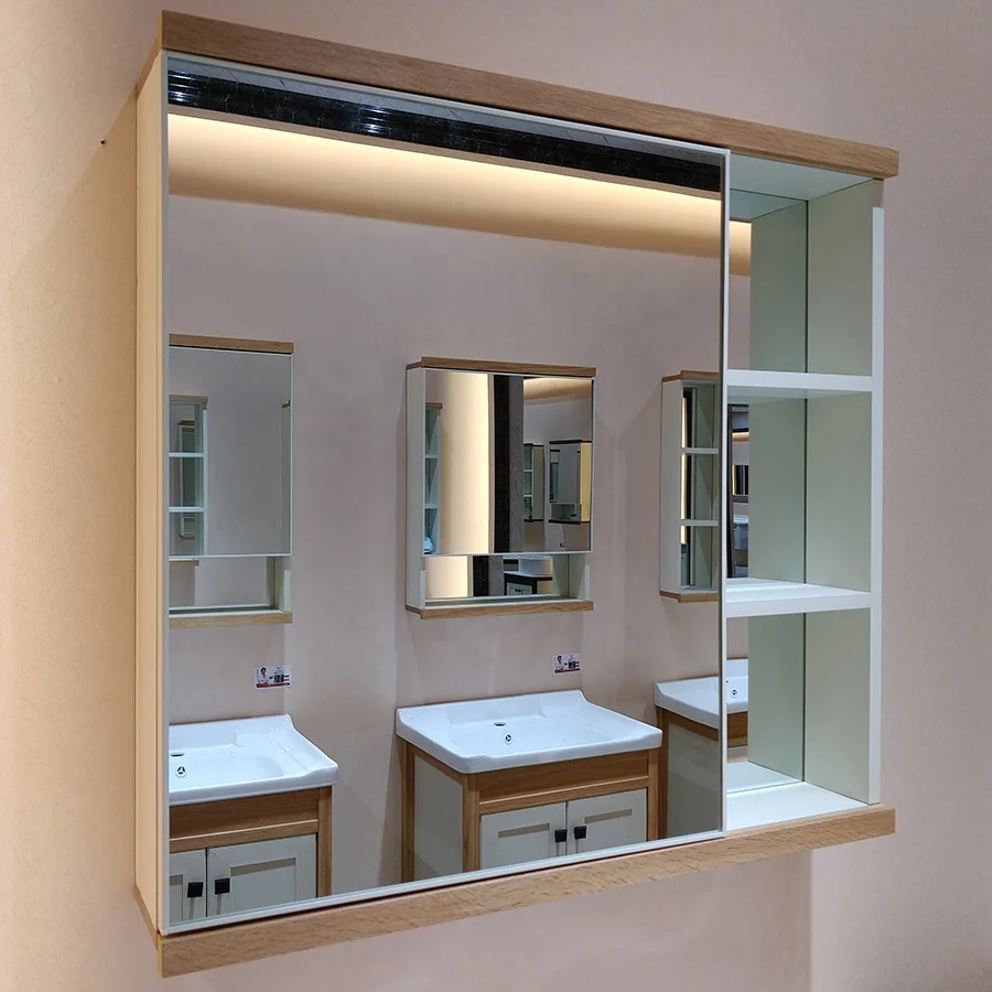 Floor Standing Ceramic Basin Aluminum Bathroom Vanity Bathroom Cabinet