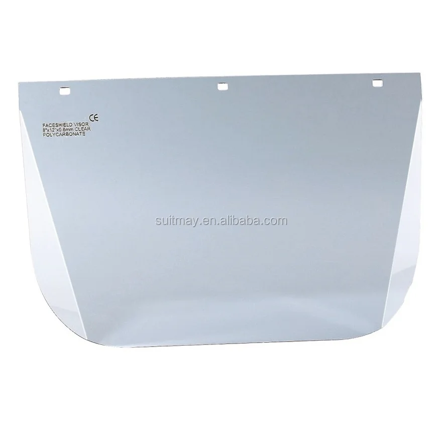 Запасной козырек для ПК CE EN166 ANSI Z87.1, прозрачный щит для лица