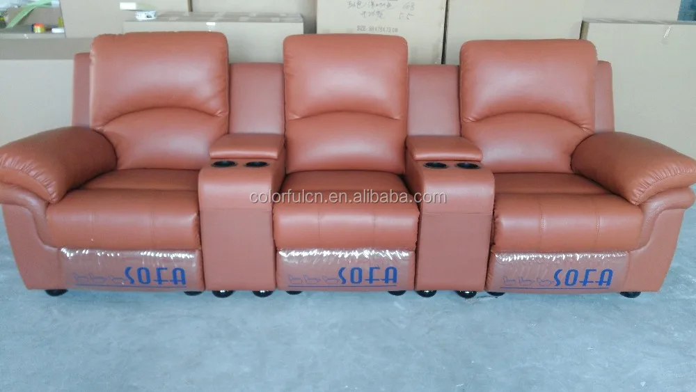 Italy Genuine Leather Cheers Furniture Recliner Sofa LS608(2+3 one set)