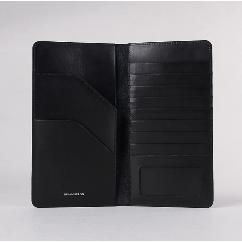 Customized Genuine Leather Passport Wallet Cards Holder Traveller Documents Cover Holder PU Leather Passports Holder