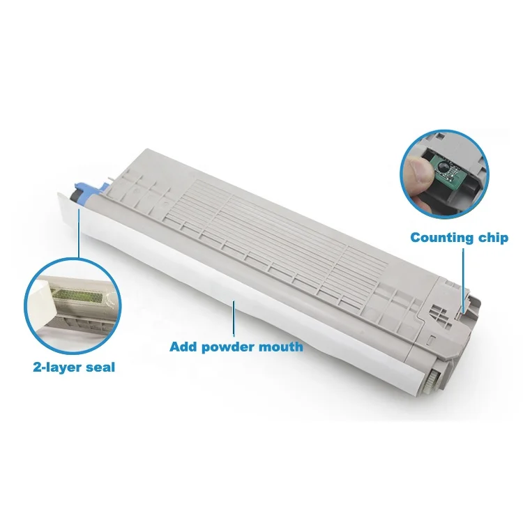  Белый тонер-картридж совместимый с OKI C711WT для белых принтеров лазерный тонер-принтер белым тонером