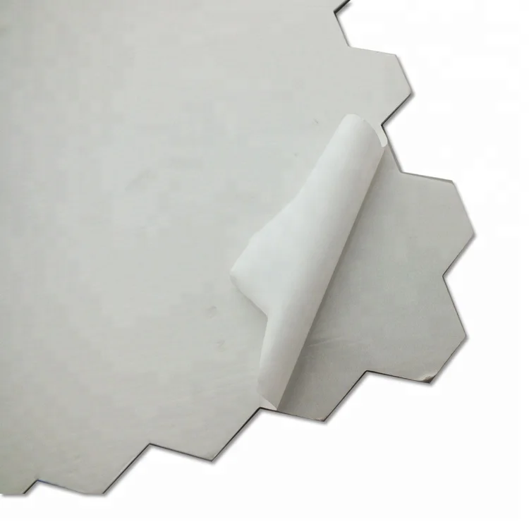 China professional self adhesive indoor hexagon Aluminum metal mosaic for sale