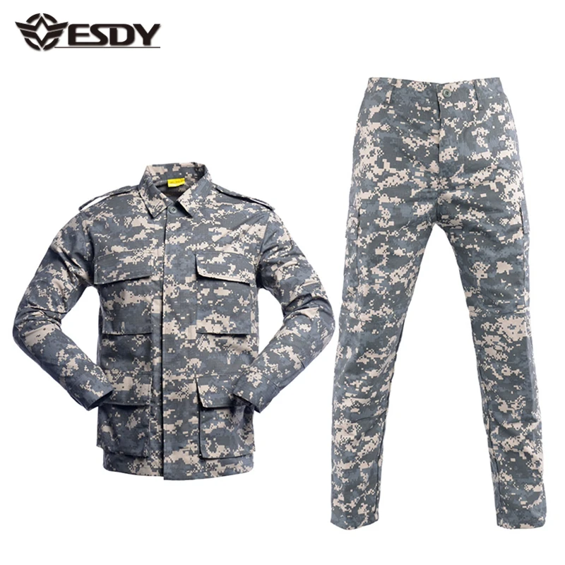 BDU Tactical Assault Suit Combat Hunting US Outdoor Sports Uniforms