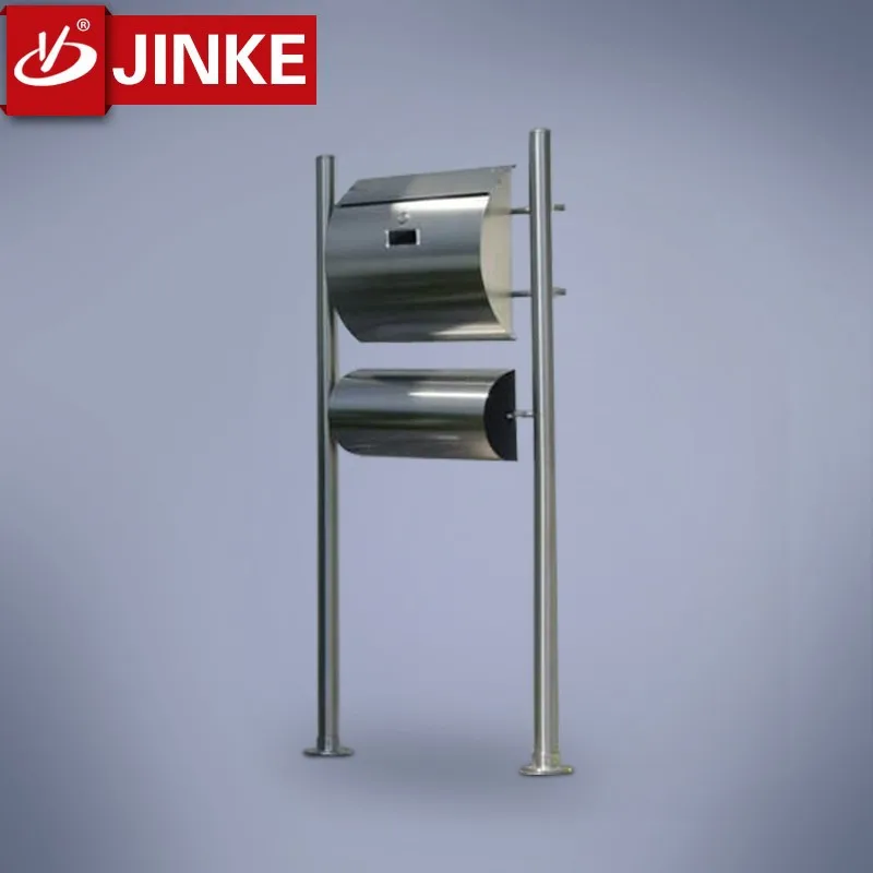 Современный почтовый ящик с атласной отделкой из нержавеющей стали