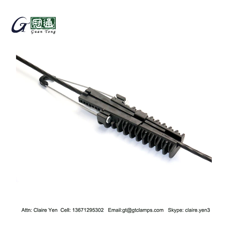 Зажим якоря PA2000 для установки короткого пролетного кабеля ADSS