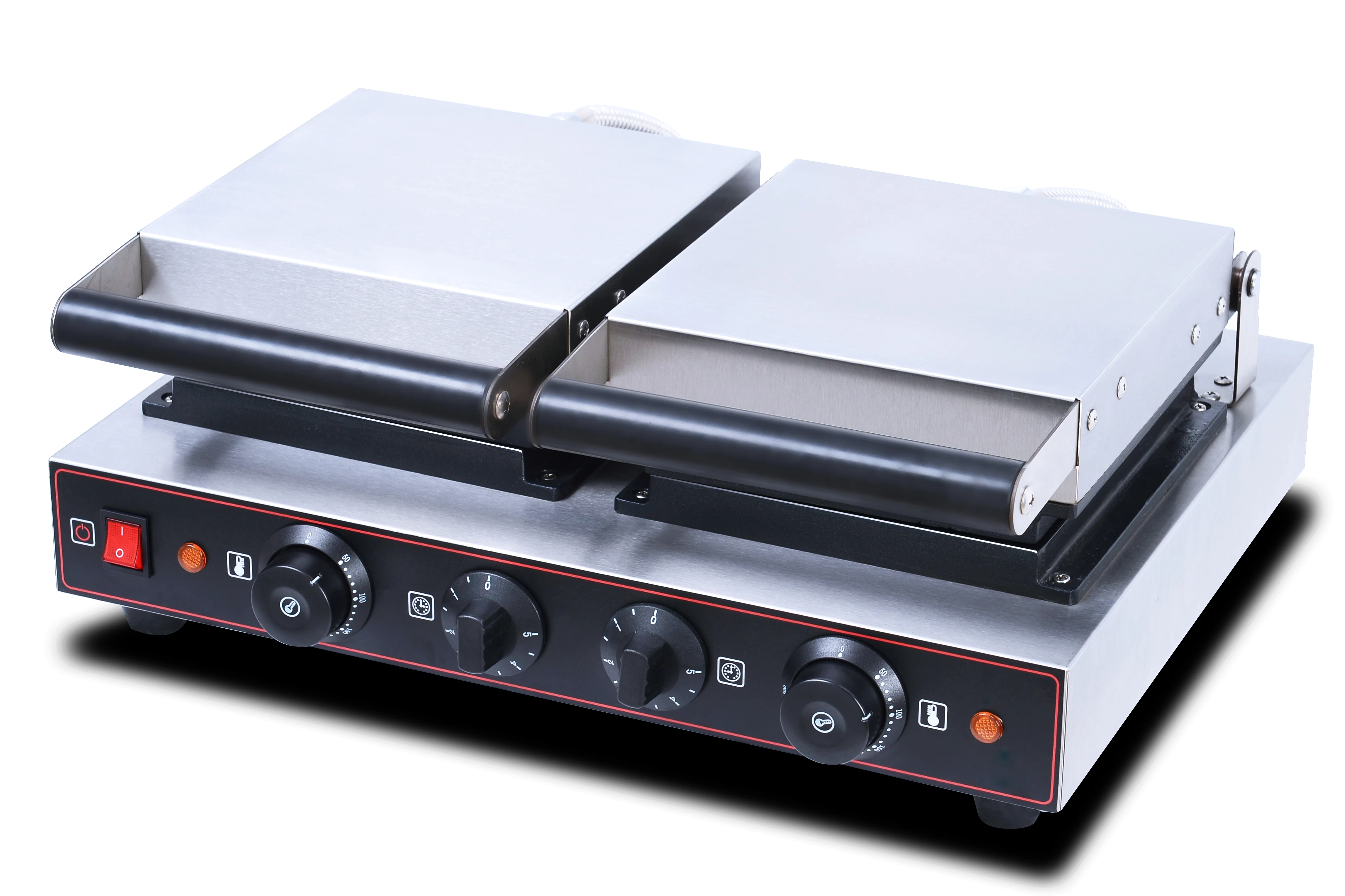  Таблицы нержавеющей стали Зерноуборочные комбайны обрабатывающие автоматически 2 пластины электрическая яйцо аппарат для изготовления вафельных Рожков Бейкер цена