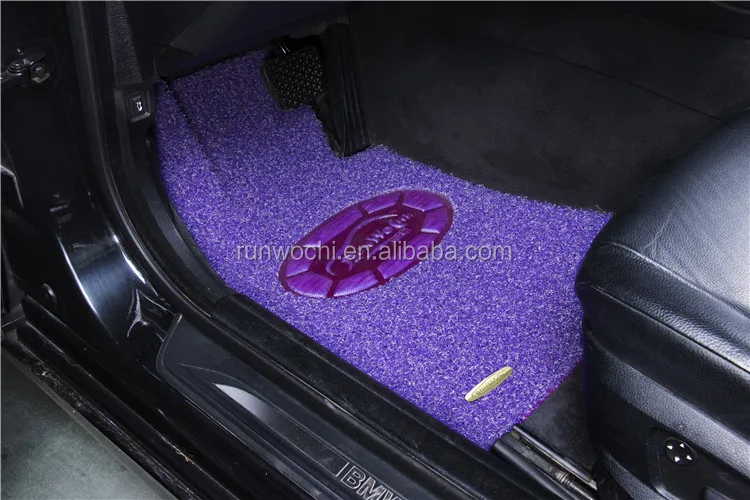 ПВХ автомобильный коврик катушка коврик Толщина 12-18 мм серия кристаллов-фиолетовый