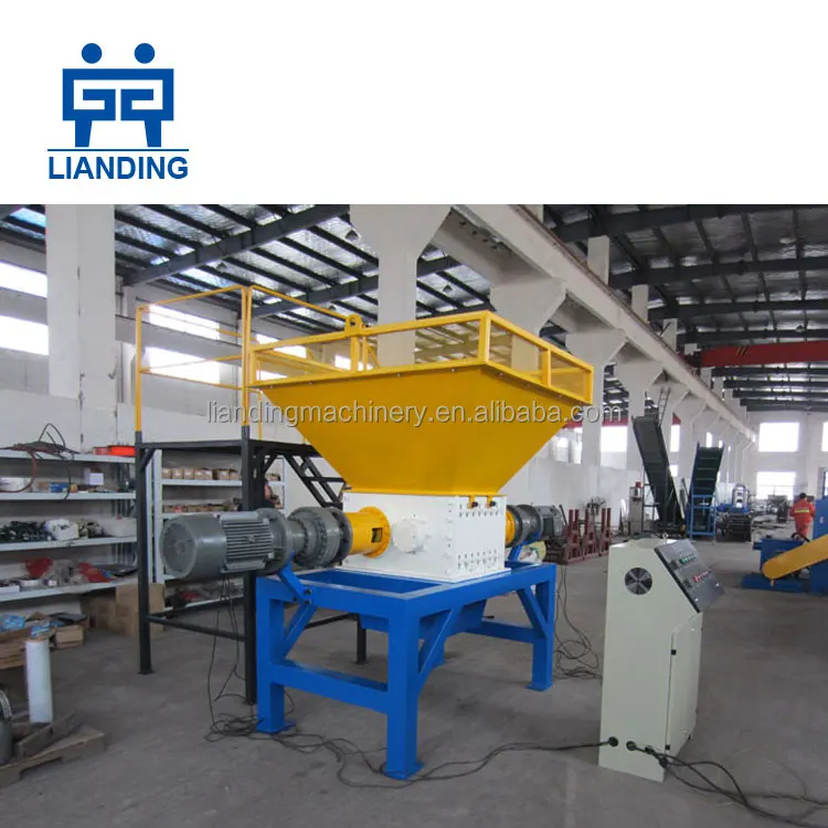 Double shaft shredding machine / scarp metal shredder / plastic shredder machine