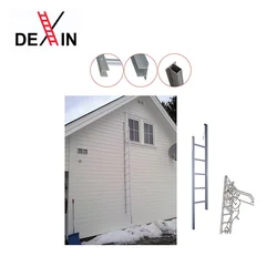 DX--7010 hot sell Aluminum  Fire Escape Ladder Safety Rope folding Ladder emergency escape ladder