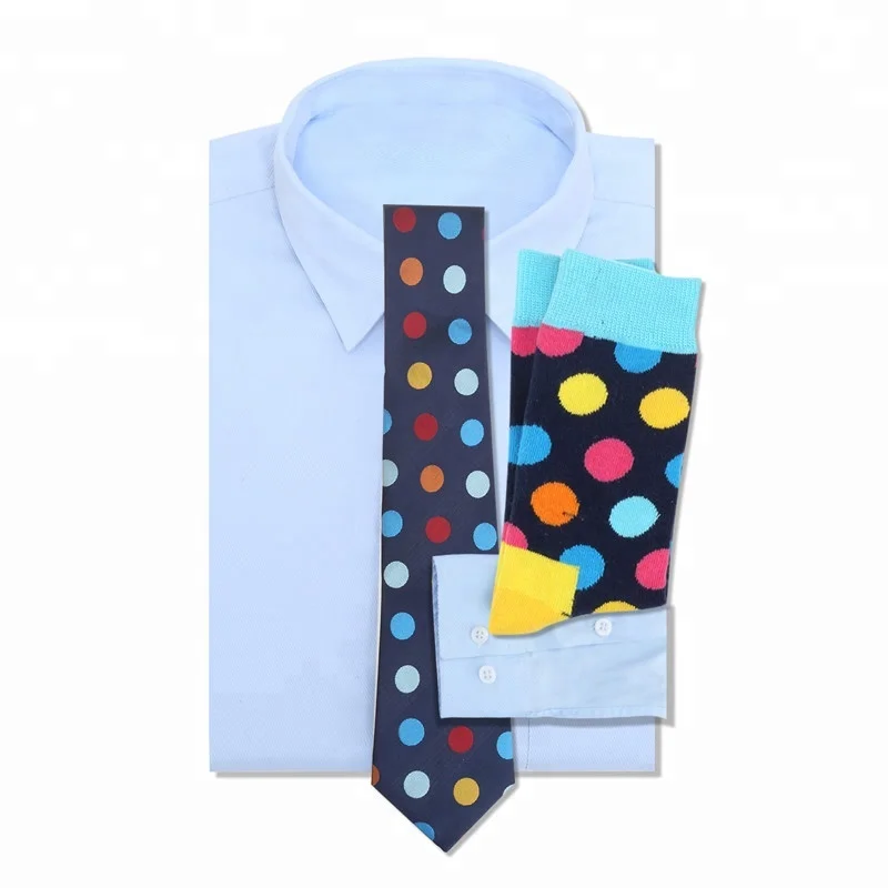 Gift Set Custom Matching Tie And Sock For Men