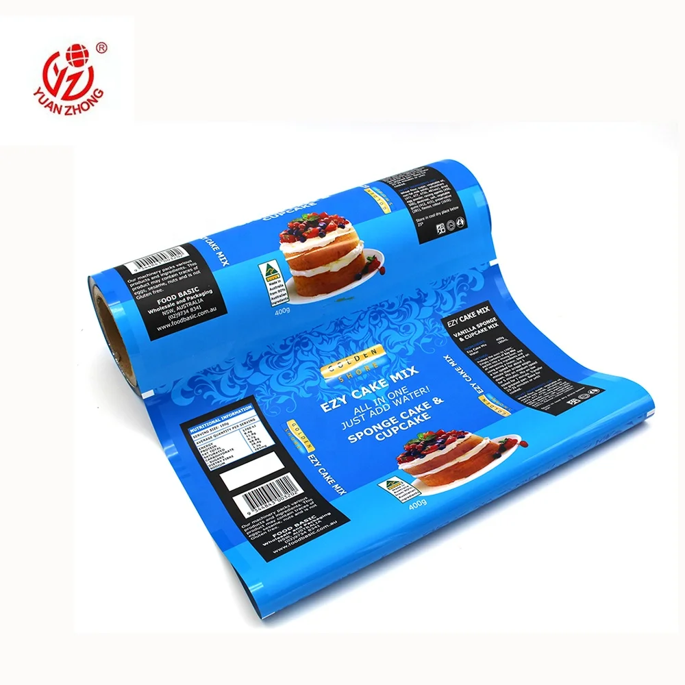 Заводская поставка алюминиевая фольга пластиковая ламинирующая пластиковая автоматическая упаковочная пленка