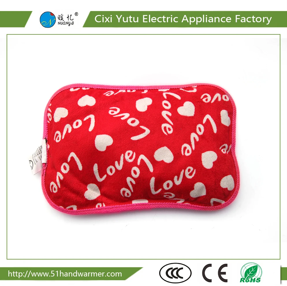 fashion electric hot water bag hand warmer pack