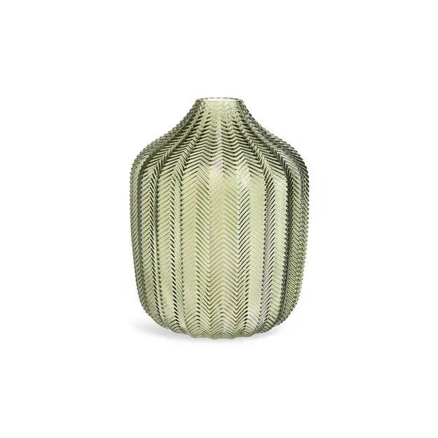 
KERUI unique glassware decorative colored handmade glass vase 