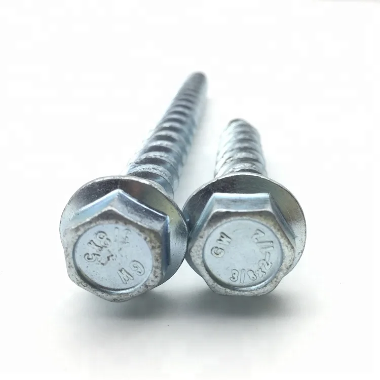 Galvanised Hex Flange Head Concrete Screw bolt