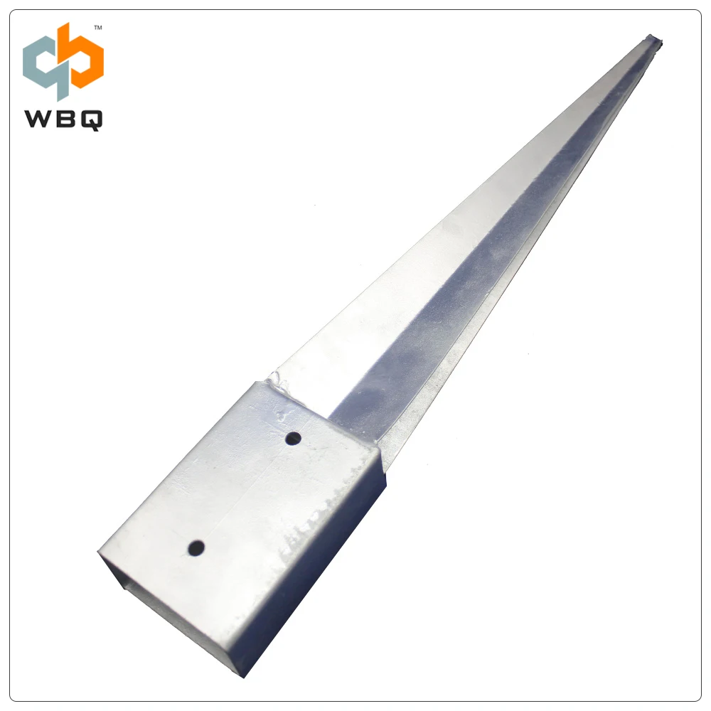 cheap square pole anchor for garden and fence