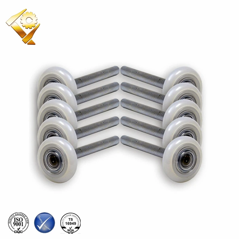 Nylon Garage Door Rollers Sealed Ball Bearing Nylon Wheel Replace Set
