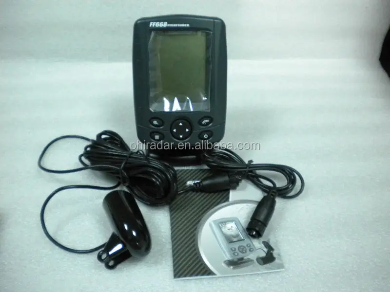 16 Levels Grayscale Boat fish finder with high definition LCD