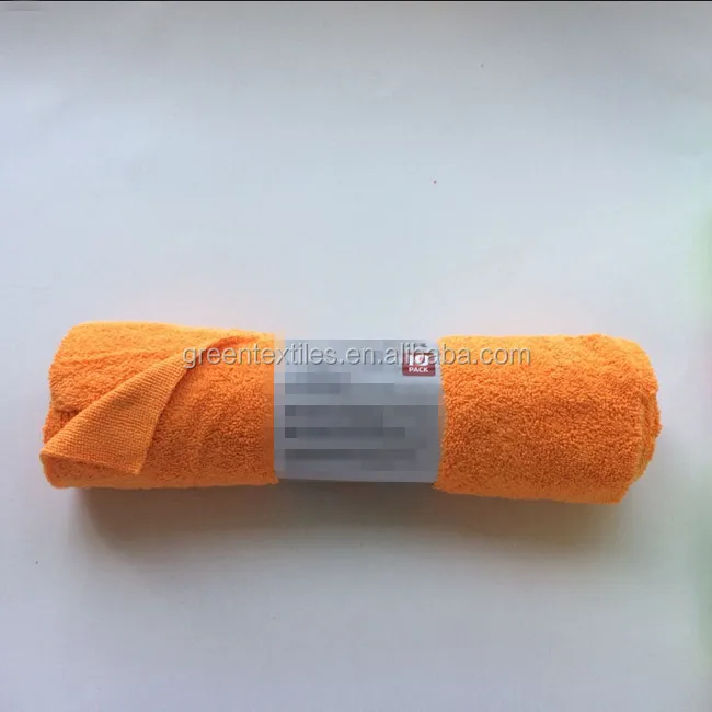 High quality multipurpose edgeless roll rolled microfiber cleaning towel