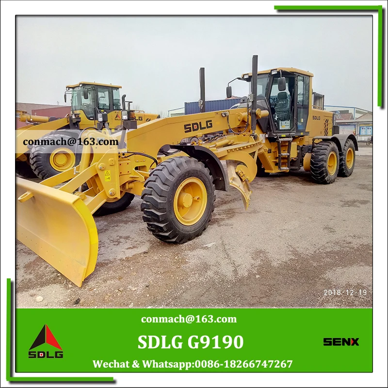 Новый дизайн автогрейдер LGG9190 бульдозер с задним рычагом на