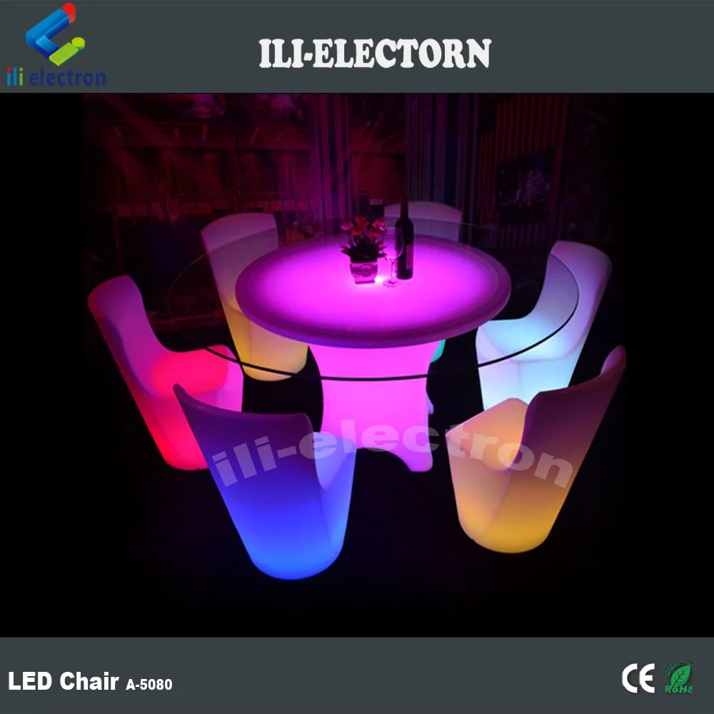 electronic poker table led bar furniture glowing table LED furniture table