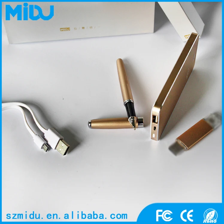  3 в 1 power bank pen u диск бизнес-рекламные низкая цена подарочный набор подарочной коробке наборы подарков новые