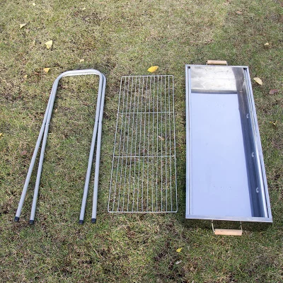 Hot sale Israel popular BBQ grill easy assembling simple durable stainless steel charcoal bbq grill