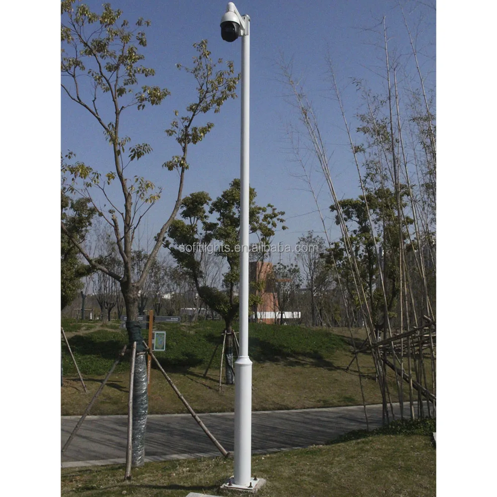 
Galvanized q235 steel tubular electric 5 meters cctv camera pole price 
