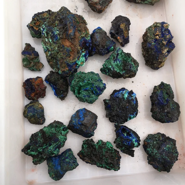 Fantastic Gem Blue Azurite Malachite Crystal  Matrix Mineral Specimen
