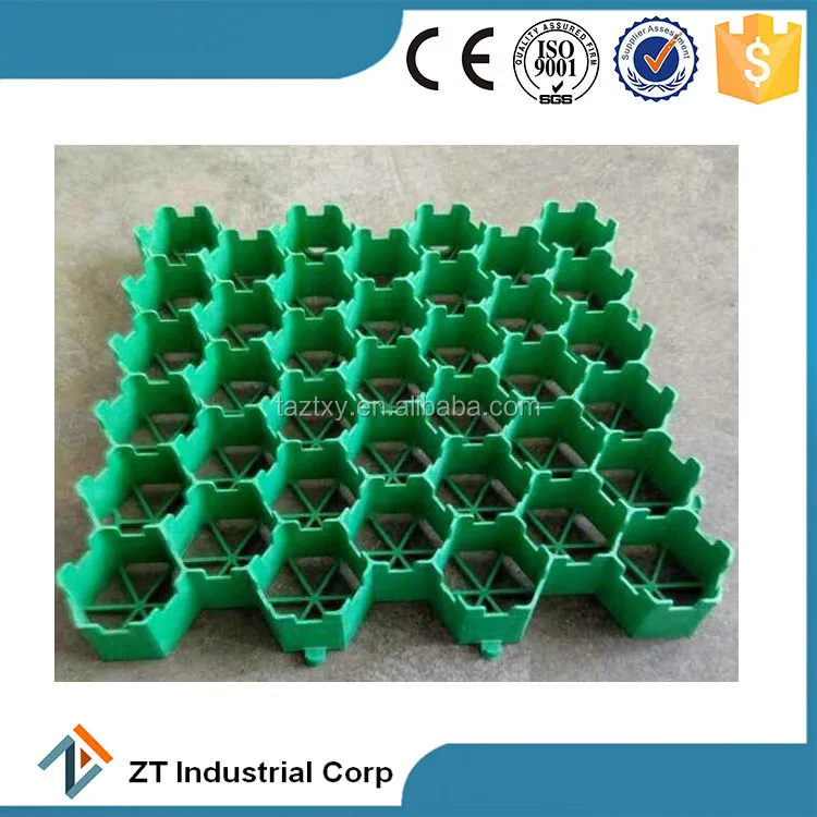 
HDPE Honeycomb Plastic Recyclable Grass Paving Grid 