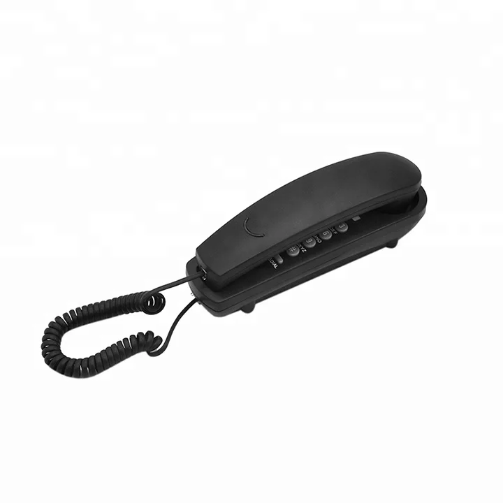 Shenzhen Mini Desktop and Mountable Slim Phone for Home Decoration with Last Number Redial Function