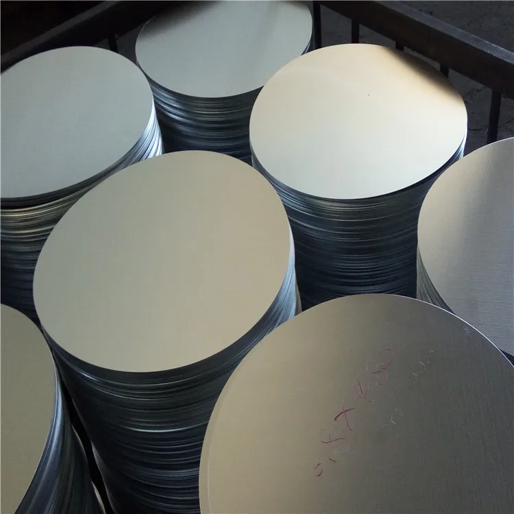 prime quality 1050 1060 1070 1100 aluminium wafer for cookware,decoration,light cover,Solar cover